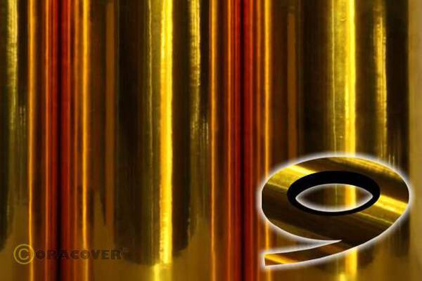 Oracover 26-098-005 Zierstreifen Oraline (L x B) 15 m x 5 mm Chrom-Orange