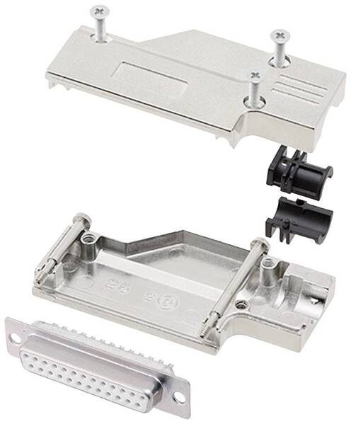 encitech DCMR25-FK-DBS-W-K 6355-8065-13 D-SUB Buchsenleisten-Set 90 ° Polzahl: 25 Lötkelch 1 St.