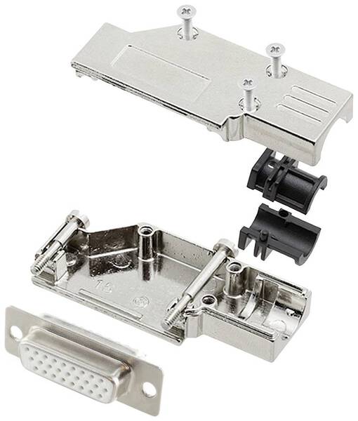 encitech DCMR15-FK-HDS26-W-K 6355-8066-12 D-SUB Buchsenleisten-Set 90 ° Polzahl: 26 Lötkelch 1 St.