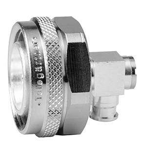 Telegärtner 100025225 100025225 4.3-10 Steckverbinder Stecker, gewinkelt 50 Ω 1 St.