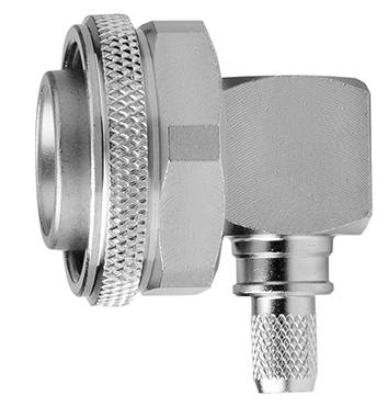 Telegärtner 100025192 100025192 N-Steckverbinder Stecker, gewinkelt 50 Ω 1 St.
