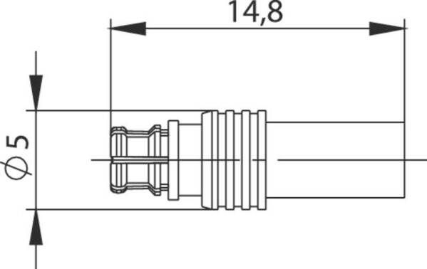 Telegärtner 100025160 100025160 SMP-Steckverbinder Kupplung, gerade 50 Ω 1 St.