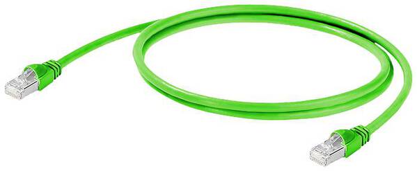 Weidmüller 2814800005 RJ45 Netzwerkkabel, Patchkabel CAT 5 SF/UTP 0.50 m Grün 1 St.