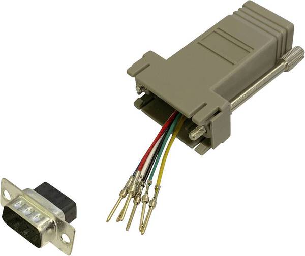 BKL Electronic 10121103 Adapter D-SUB-Stecker 9pol. - RJ12-Buchse 1 St. Single