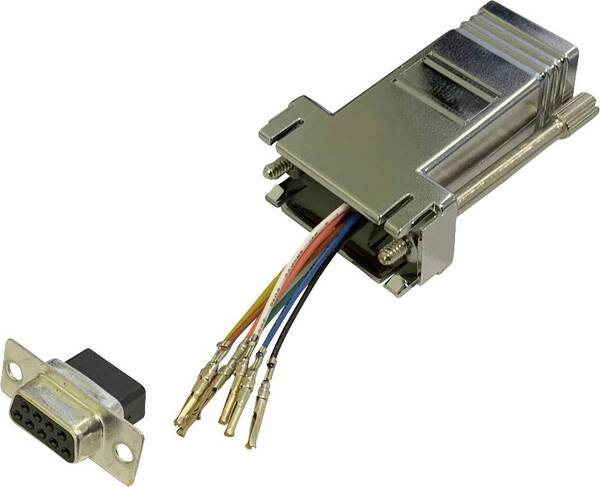 BKL Electronic 10121108 Adapter D-SUB-Buchse 9pol. - RJ45-Buchse 1 St. Single