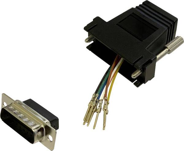BKL Electronic 10121122 Adapter D-SUB-Stecker 15pol. - RJ45-Buchse 1 St. Single