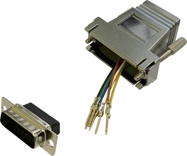 BKL Electronic 10121123 Adapter D-SUB-Stecker 15pol. - RJ45-Buchse 1 St. Single
