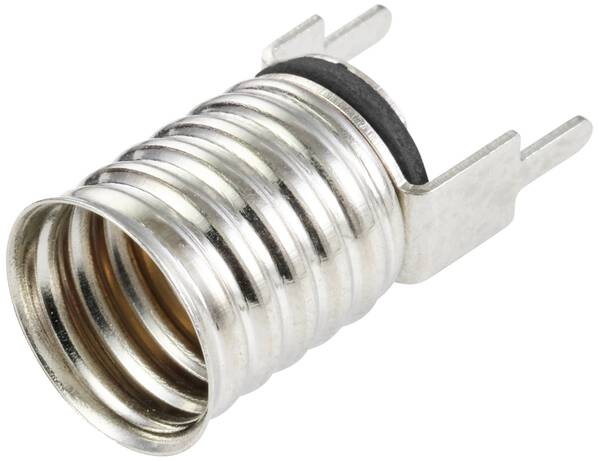 TRU COMPONENTS TC-10477724 Lampenfassung Sockel (Miniaturlampen): E10 Anschluss (Sockel): Lötstift 1 St.