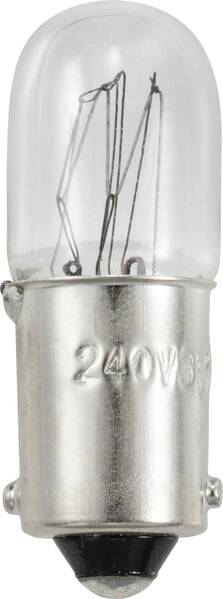 TRU COMPONENTS TC-12842732 Kleinröhrenlampe 240 V 3 W BA9s Warmweiß 1 St.
