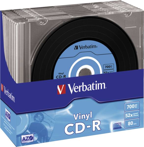 CD-R 700MB 52X 10er SC Vinyl