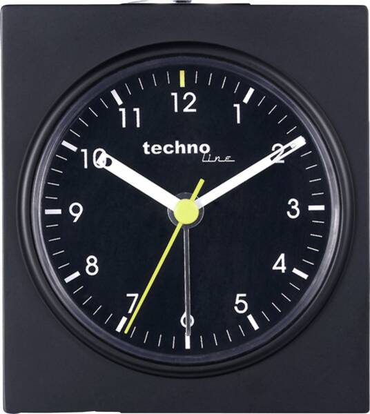 Quarzwecker Modell Q - Schwarz