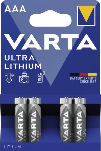 6103 Ultra Lithium Micro AAA 4er Blister
