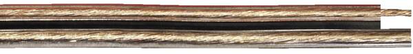 107441 Lautsprecherkabel Clear Flex. 2 x 0,75 mm. MB/VE 300