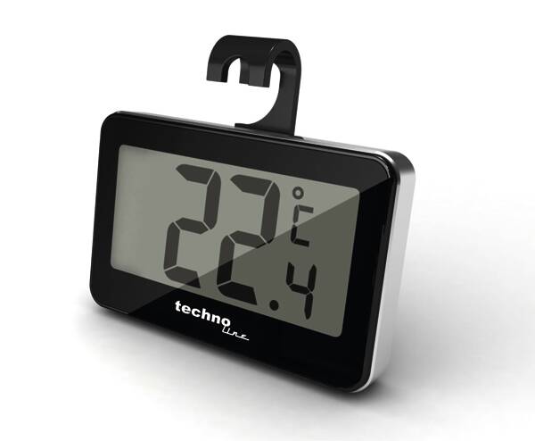 WS 7012  Thermometer - Silber-Schwarz