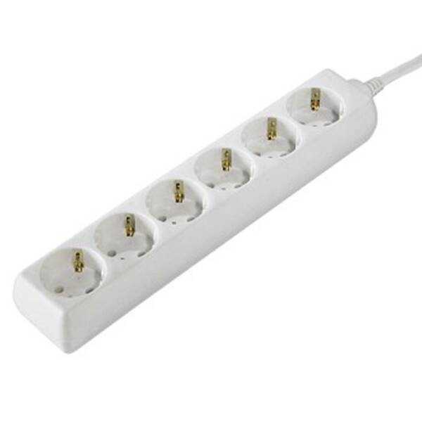 121903 6F-STECKD.O.SCH.1,4M/W/HV - Weiss