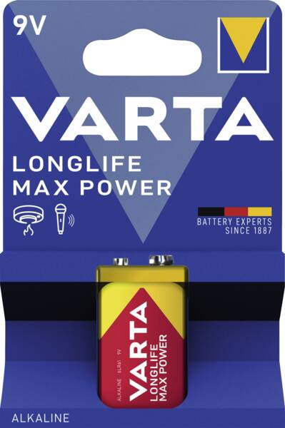4722 LONGLIFE Max Power 9V 1er Bli