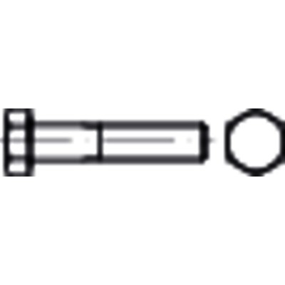 NOBRAND - Sechskantschraube mit Schaft Feingewinde DIN 960 Stahl 10.9 M14x1,5 x 50mm