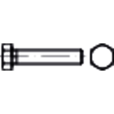 NOBRAND - Sechskantschraube Feingewinde bis Kopf DIN 961 Stahl 10.9 galZn M16x1,5 x 90mm