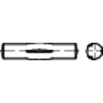 NOBRAND - Knebelkerbstift DIN 1475 Stahl blank ø3 x 6mm