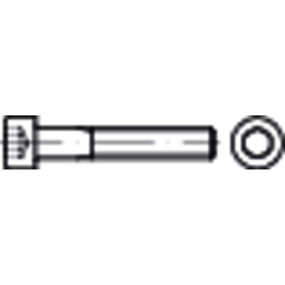 NOBRAND - Zylinderschraube mit Innensechskant ISO 4762 Stahl 12.9 M12 x 20mm