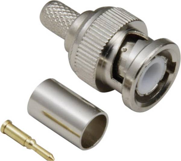 TRU COMPONENTS 1579518 BNC-Steckverbinder Stecker, gerade 50 Ω 1 St.