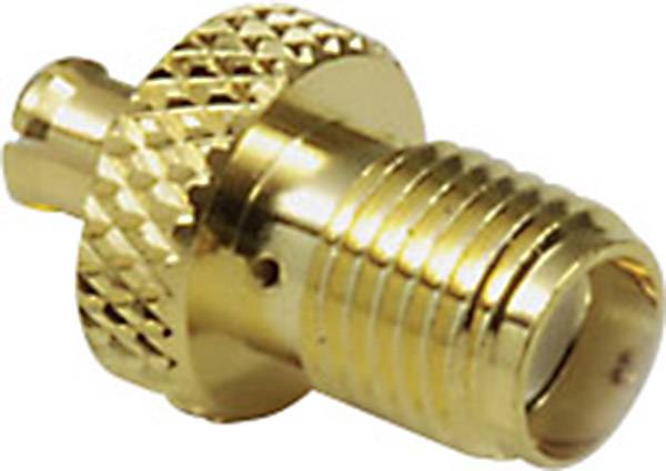 TRU COMPONENTS 1579350 MCX-Adapter MCX-Stecker - SMA-Buchse 1 St.