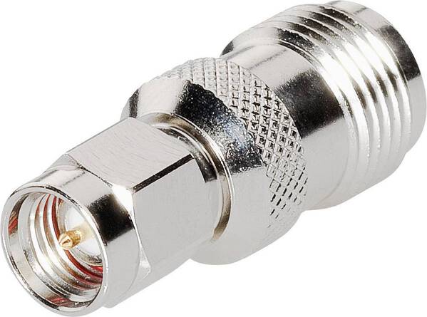 TRU COMPONENTS 1579359 TNC-Reverse-Adapter TNC-Reverse-Buchse - SMA-Stecker 1 St.