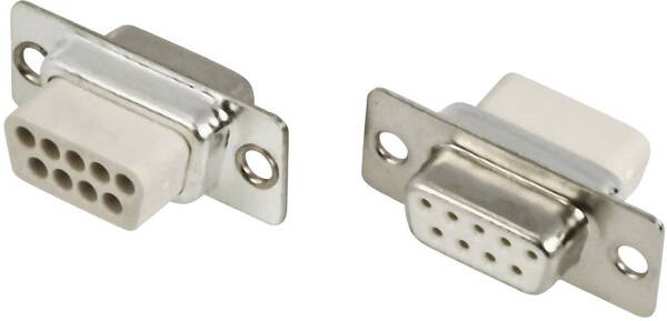 MH Connectors MHDBC09SS-NW D-SUB Buchsenleiste 180 ° Polzahl: 9 Crimpen 1 St.