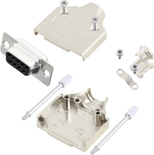 MH Connectors MHDM9-DM9S-K D-SUB Buchsenleisten-Set 180 ° Polzahl: 9 Lötkelch 1 St.