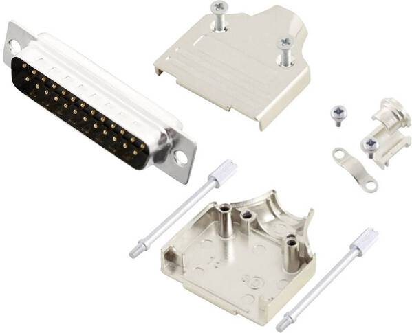 MH Connectors MHDM25-DB25P-K D-SUB Stiftleisten-Set 180 ° Polzahl: 25 Lötkelch 1 St.