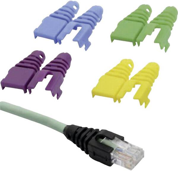MH Connectors MHRJ45SRB-RET-G RJ45-Knickschutztülle, wieder zu öffnen 6510-0102-05 Grün 1 St.