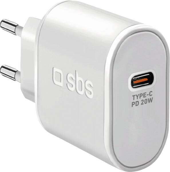 Travel charger 1x USB Type C, PD 20W