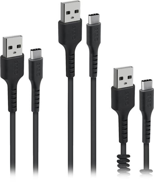 USB-Type C2.0 cable kit - Schwarz