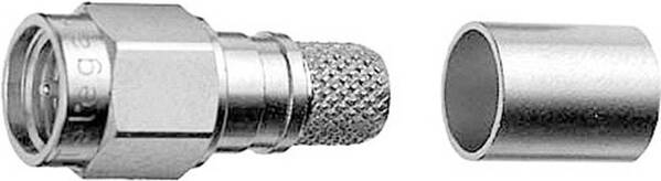 Telegärtner 100024634 100024634 SMA-Steckverbinder Stecker, gerade 50 Ω 1 St.