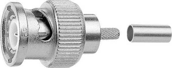 Telegärtner 100027503 100027503 BNC-Steckverbinder Stecker, gerade 75 Ω 1 St.