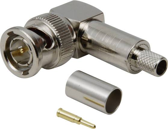 BKL Electronic 0401018 0401018 BNC-Steckverbinder Stecker, gewinkelt 75 Ω 1 St.