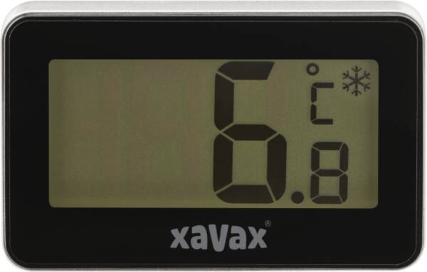 185853 Digitales Kühl-/Gefrierschrankthermometer - Schwarz