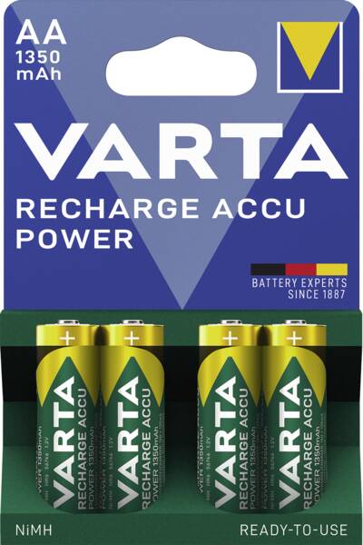 RECHARGE ACCU Power AA 1350mAh Blister 4