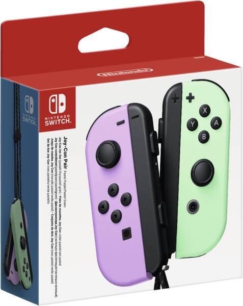 Joy-Con 2er-Set pastell-lila und pastell-grün (Switch)