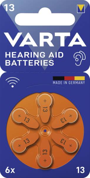 13 Hörgeräte Batterie 6-er Blister