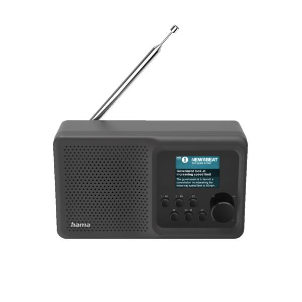 54255 Digitalradio DR5BT, FM/DAB/DAB+/Bluetooth - Schwarz