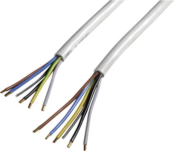 220796 Elektroherd-Zuleitung, 1,5 m - Weiss