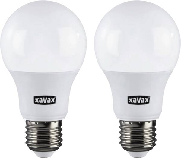 112929 A60 LED Ma E27 806lm 8W ww 2 Stück