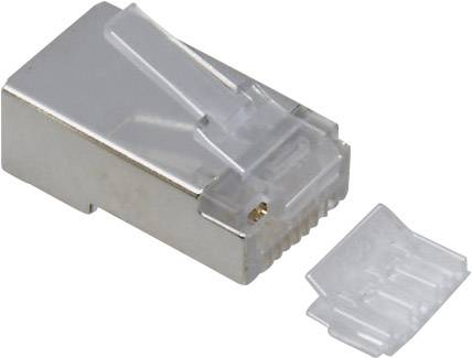 BKL Electronic RJ45 Steckverbinder CAT 6A 143300 Stecker, gerade Pole: 8P8C 1 St.