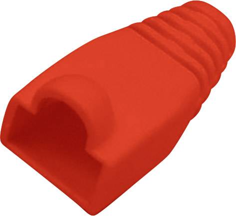 TRU COMPONENTS Knickschutztülle für RJ45 Stecker 1582604 Knickschutztülle Rot 1 St.