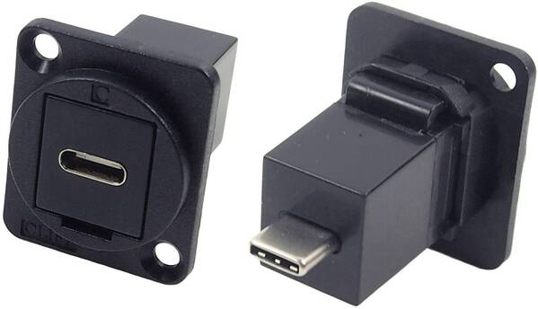 XLR Adapter USB-C® Buchse auf USB-C® Adapter, Einbau CP30211 Cliff Inhalt: 1 St.
