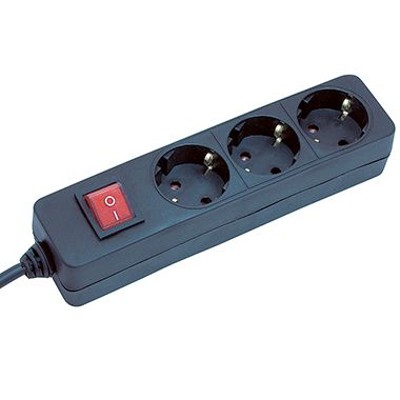 brennenstuhl® - Steckdosenleiste 1550600413 3-fach schwarz