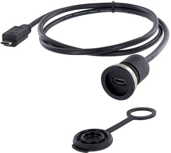 USB 2.0 Buchse Micro-B Chassisbuchse, Einbau M16 1310-1013-05 encitech Inhalt: 1 St.