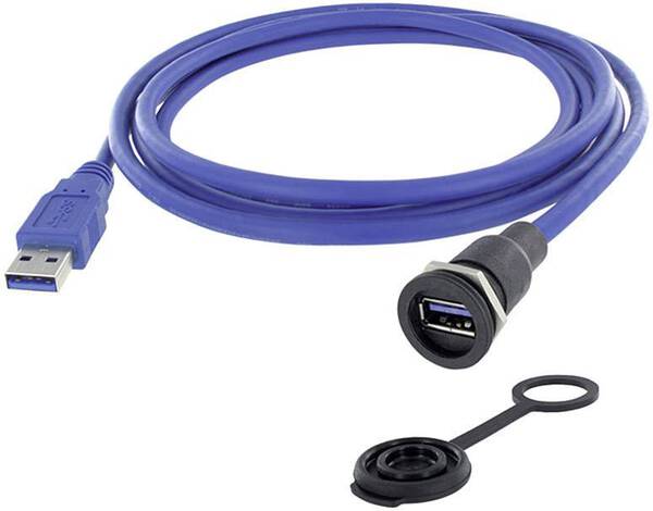USB 3.0 Typ A Chassisbuchse, Einbau M16 1310-1015-02 encitech Inhalt: 1 St.