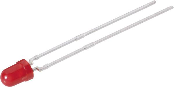 Vishay TLHY 4400 LED bedrahtet Gelb Rund 3 mm 10 mcd 60 ° 30 mA 2.4 V